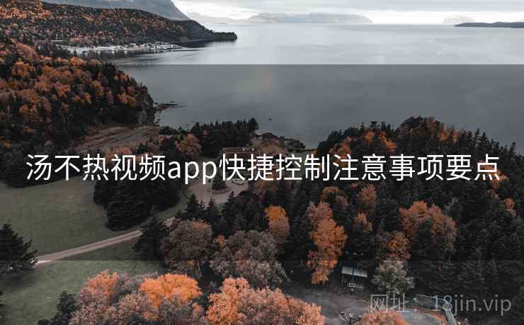 汤不热视频app快捷控制注意事项要点