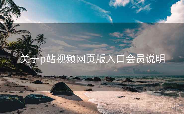 关于p站视频网页版入口会员说明