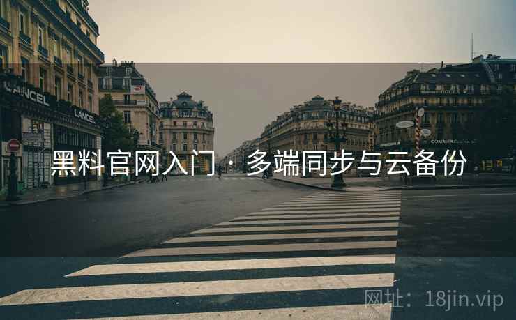 黑料官网入门 · 多端同步与云备份