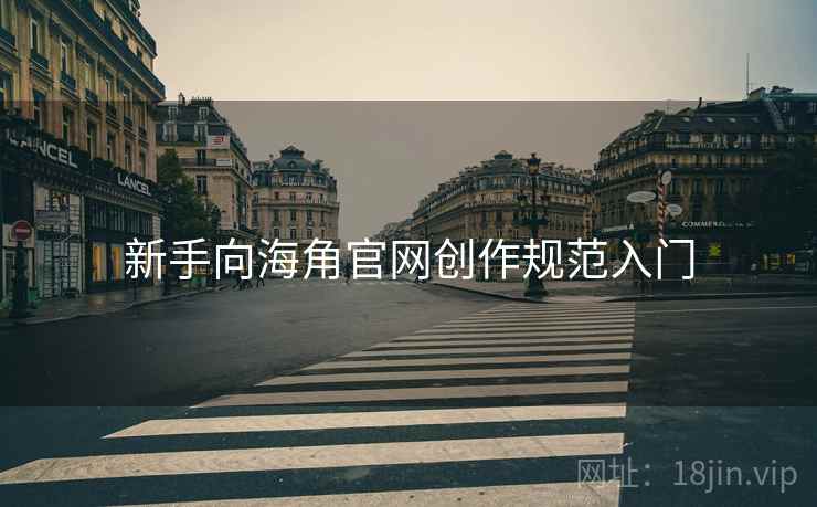 新手向海角官网创作规范入门