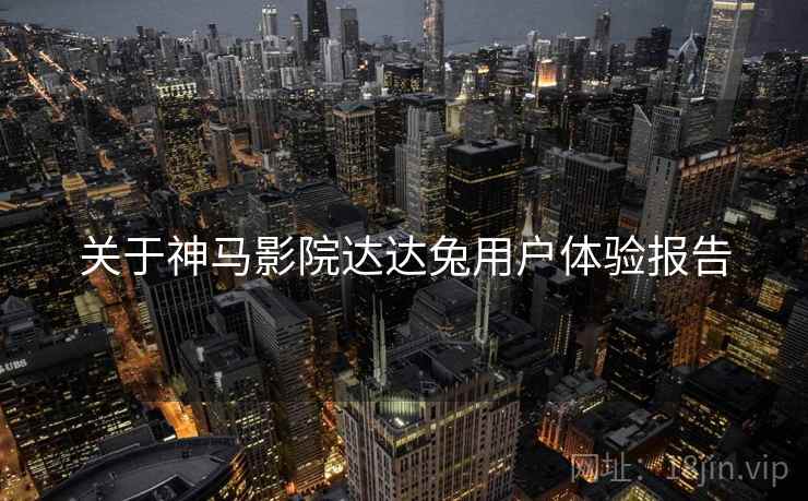 关于神马影院达达兔用户体验报告